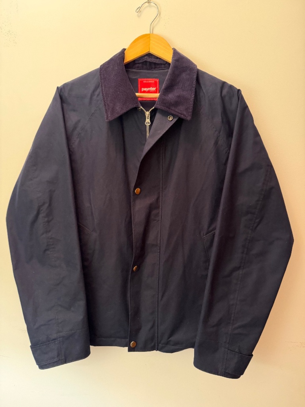 Paynter Batch 23 Waxed Utility Jacket - Classic Navy - M - Men’s